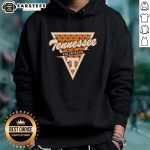 Alt Text: Awesome Tennessee Volunteers women's basketball hoodie featuring a palm tree pattern inside a triangle logo.