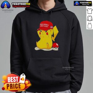 Awesome Maga Pikachu Hoodie featuring a vibrant Pikachu design, perfect for Pokmon fans and cozy casual wear.