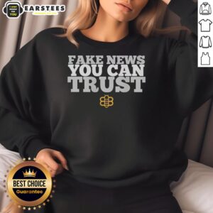Hot Fake News You Can Trust Bee Logo T-Shirt - Image 2