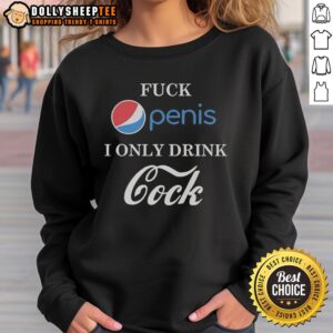 Alt Text: Humorous 'Funny F*ck Penis' parody sweatshirt showcasing a playful design for cocktail enthusiasts.