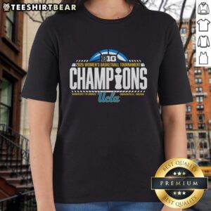 Premium UCLA Bruins Women's Basketball Tournament Champions 2026 Ladies Tee showcasing team pride and style.