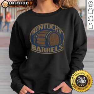 Alt Text: Good Kentucky Barrels main logo sweatshirt featuring a stylish design perfect for casual wear and bourbon enthusiasts.