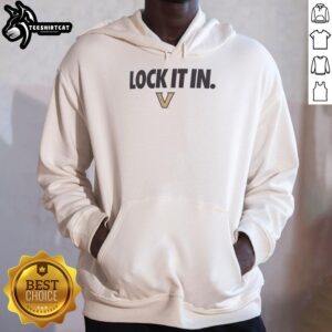 Original Vanderbilt Commodores 2026 Lock It In Hoodie in navy blue, featuring team logo and stylish design for fans.