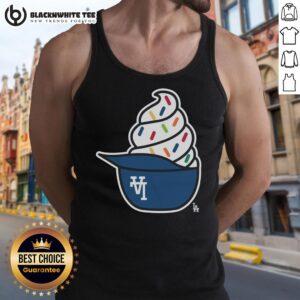 Alt Text: Stylish Los Angeles Dodgers ice cream tank top featuring vibrant colors and a playful design, perfect for fans.