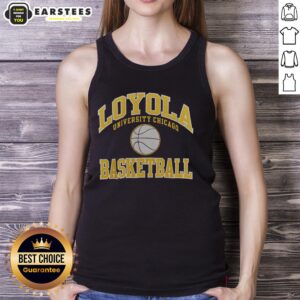 Alt Text: Awesome Loyola Chicago Ramblers Champion 2010s tank top featuring vibrant team colors and logo, perfect for fans.