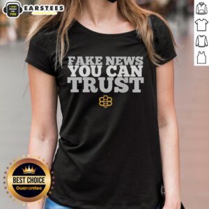 Hot Fake News You Can Trust Bee Logo T-Shirt - Image 4