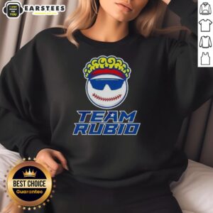 Good Puerto Rico Team Rubio baseball sweatshirt featuring vibrant colors and sporty design, perfect for fans.