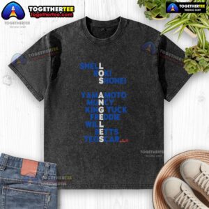 Good Los Angeles Names 2026 washed t-shirt in a vibrant color, showcasing trendy design perfect for casual wear.