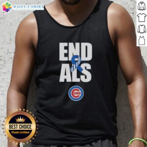 Top Cubs ALS Awareness 2026 Logo Tank Top featuring vibrant design to support ALS awareness and fundraising efforts.