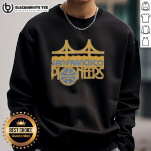 Stylish Top San Francisco Pioneers sweatshirt featuring a vintage logo, perfect for fans and casual wear.