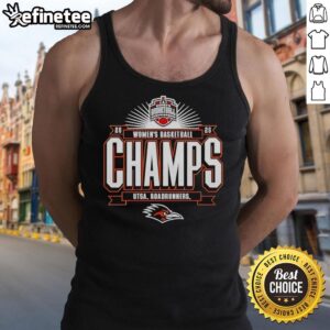 Original Utsa Roadrunners 2026 American Conference Women's Basketball Tournament Champions tank top design.