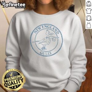 Alt Text: Awesome New England Gulls Sweatshirt featuring a stylish design perfect for fans and casual wear.