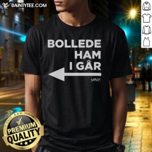 Alt Text: Good Danish Princess Bollede Ham I Gar T-Shirt featuring a playful design, perfect for casual wear and Danish culture fans.