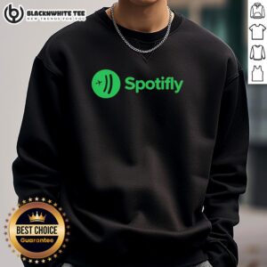 Awesome Spotifly 911 graphic sweatshirt featuring a vibrant design, perfect for music lovers and casual wear.