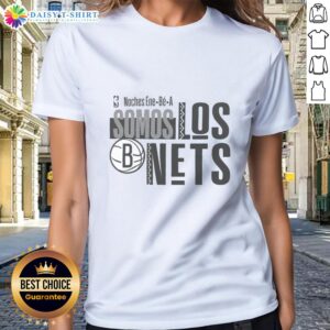 Premium Brooklyn Nets NBA 2025 Noches Ene Be A Training Ornament Ladies Tee in stylish design, perfect for fans.