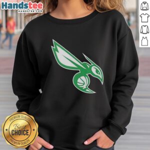 Awesome Charlotte Hornets white logo sweatshirt for St. Patrick's Day featuring a stylish design and vibrant colors.