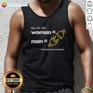 Top Sex Ed 101 tank top featuring a stylish design for women and men, perfect for educational events and awareness.