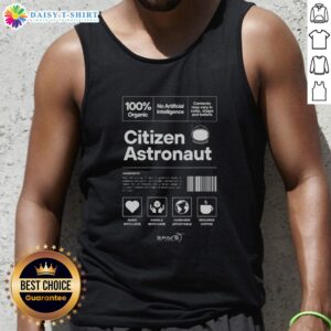 Hot citizen astronaut tank top featuring a bold design, perfect for space enthusiasts and summer adventures.