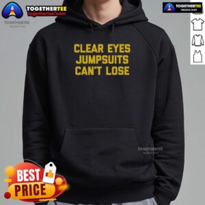Hot Clear Eyes Jumpsuits with Can't Lose Letter Hoodie, showcasing a trendy outfit for casual streetwear style.