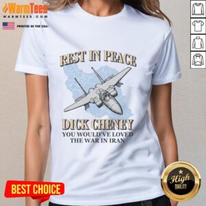 Awesome Rest In Peace tee for ladies featuring a bold design inspired by the War in Iran.