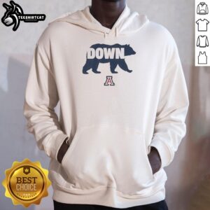 Premium Arizona Wildcats NCAA Bear Down Symbol Hoodie in navy, perfect for fans showcasing team spirit and style.