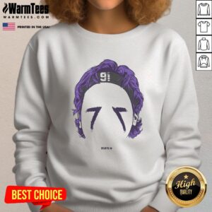 Alt Text: Premium Trey Hendrickson Baltimore Blank Face Sweatshirt featuring a stylish design and comfortable fit for fans.