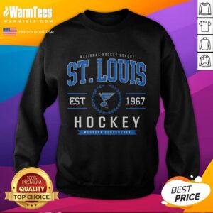 Nice St. Louis Blues Hockey Legacy Crest Sweatshirt featuring team colors and logo, perfect for fans.