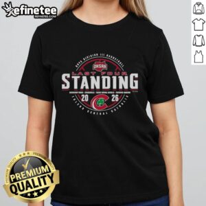 Alt Text: Premium Toledo Central Catholic 2026 OHSAA Boys Basketball Division 3 Last Four Standing Ladies Tee shirt design.