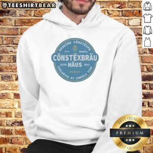 Official Constexbrau hoodie featuring 'Genuine Constexpr Evaluated At Compile Time' design, established 2011.