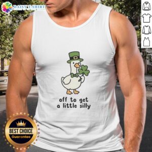 Good Goose Off to Get a Little Silly Saint Patrick's Day tank top featuring a playful design perfect for festive celebrations.