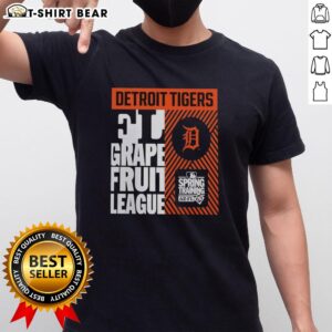 Alt Text: Top Detroit Tigers Grapefruit League Spring Training 2026 T-shirt featuring team logo and vibrant colors.