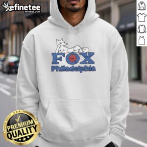 Hot Philadelphia Fox Hoodie in vibrant colors, perfect for stylish comfort and showcasing Philly pride.