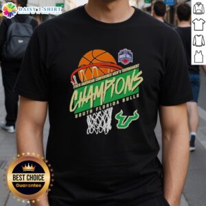Premium South Florida Men's Basketball 2026 American Conference Tournament Champions T-Shirt showcasing team pride.