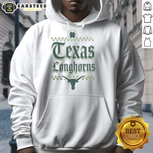 Pretty Texas Longhorns St. Patrick's Day hoodie featuring festive green design and university logo for a stylish look.