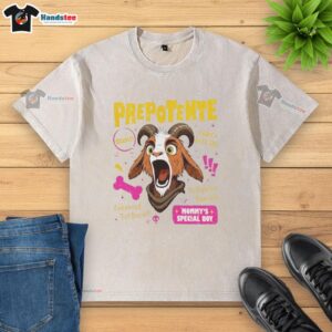 Nice Prepotente Mommy's Special Boy washed t-shirt featuring a fun, playful design for kids. Perfect for casual wear.