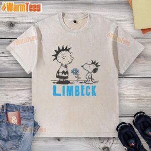 Adorable Cute Peanuts Snoopy Punx Limpeck washed t-shirt featuring vibrant graphics and a comfy fit for fans.