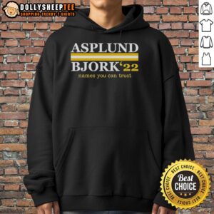 Awesome Asplund Bjork hoodie featuring 22 trusted names, perfect for casual wear and stylish comfort.