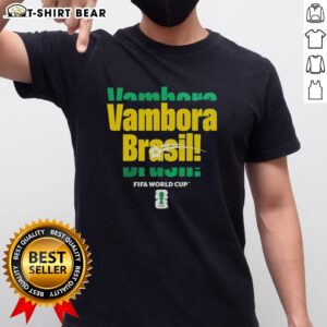 Top FIFA World Cup Vambora Brazil 2026 T-shirt featuring vibrant colors and bold graphics celebrating the tournament.