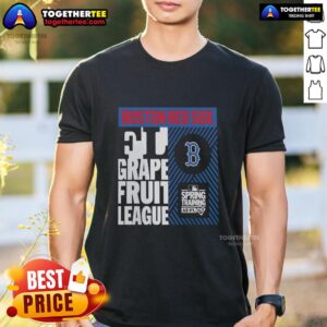 Good Boston Red Sox Grapefruit League Spring Training 2026 T-Shirt featuring team colors and logo, perfect for fans.