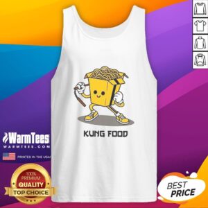Premium Kung Fu Food Tank Top featuring a stylish design for fitness enthusiasts and martial arts lovers.
