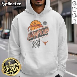 Premium Texas Longhorns 2026 SEC Women's Basketball Tournament Champions Hoodie featuring team colors and logo.