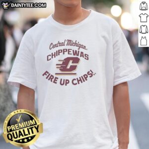 Good Central Michigan Chippewas Fire Up Chips T-Shirt featuring bold graphics and a comfortable fit for fans.