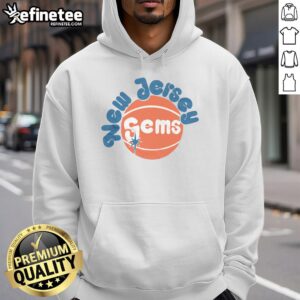 Awesome New Jersey Gems Hoodie featuring vibrant design and comfortable fit, perfect for showcasing NJ pride.