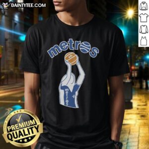 Hot Washington Metros T-Shirt featuring vibrant design and bold colors, perfect for fans of the Washington Metros.