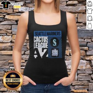 Alt Text: 2026 Original Seattle Mariners tank top at Cactus League Spring Training, showcasing team spirit and style.