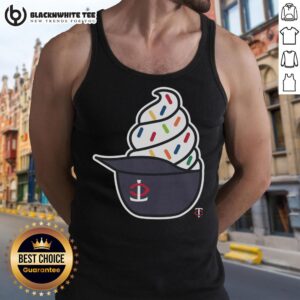 Pretty Minnesota Twins ice cream tank top featuring a vibrant design, perfect for summer baseball games and fans.
