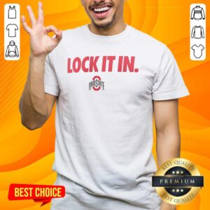 Alt Text: Good Ohio State Buckeyes 2026 Lock It In T-Shirt featuring bold team graphics and vibrant colors for fans.