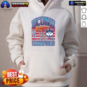 Connecticut Huskies UConn Past Champs hoodie celebrating tournament win, perfect for fans and alumni.