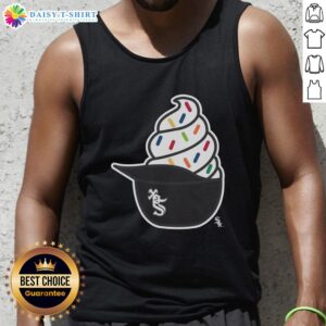 Pretty Chicago White Sox ice cream tank top featuring vibrant colors and a playful design, perfect for summer outings.