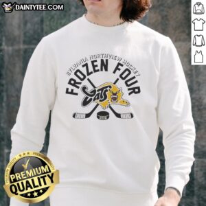 Alt Text: Original Sylvania Northview Hockey 2026 Frozen Four Cats sweatshirt featuring team colors and logo design.